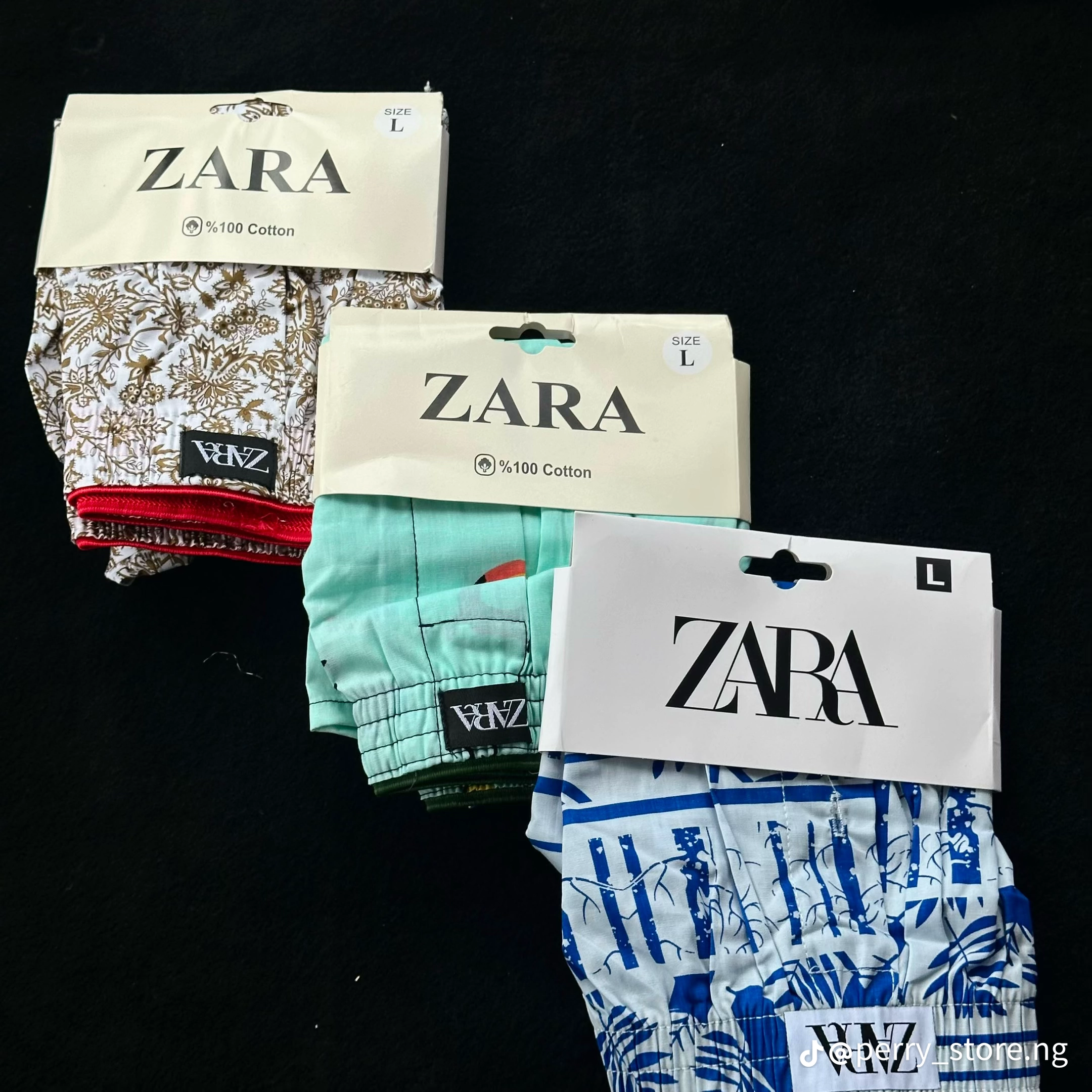 3 piece ZARA MEN BOXERS