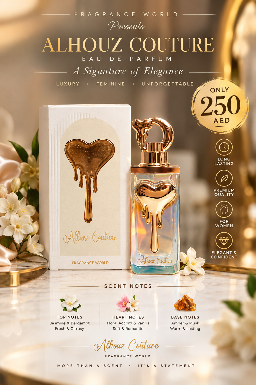 Allure Couture EDP For Her 100ML by Fragrance World
