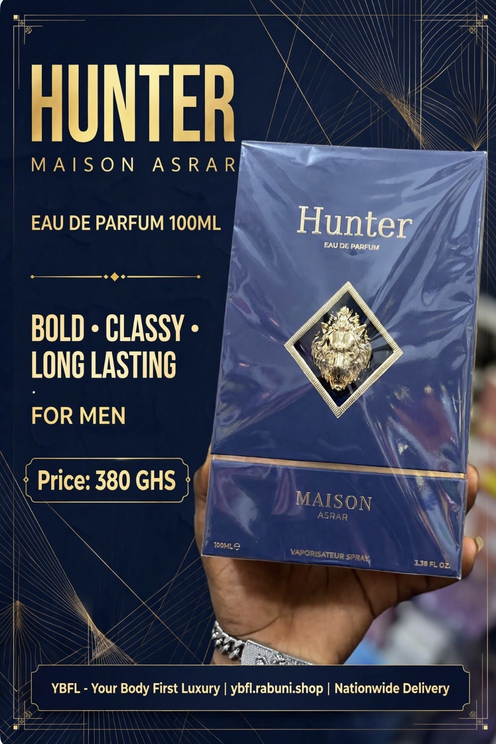 Hunter Maison Asrar Eau De Parfum 100ML For Men