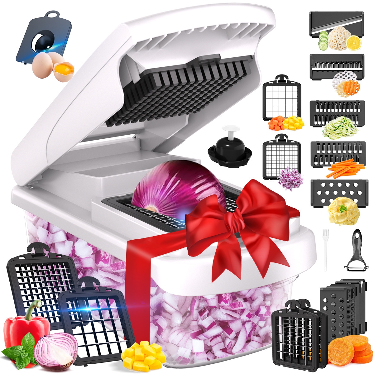 15 in 1 vegetable cutting portable machine for household use